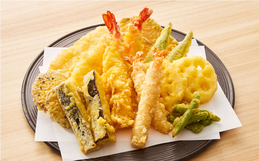 Assorted tempura