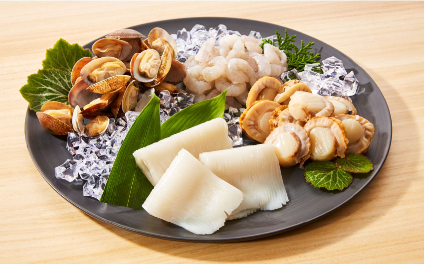 Pre-prepared marine products